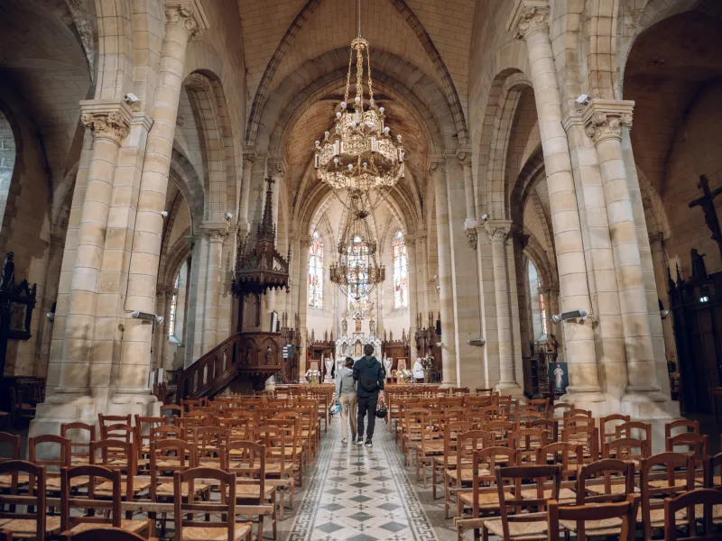 Eglise Excideuil à vélo