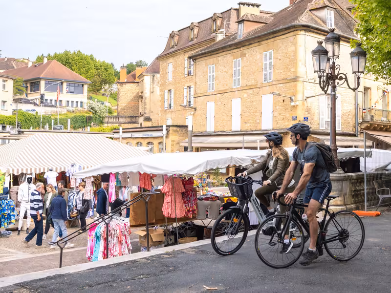 La Flow Velo_Marché de Sarlat à vélo