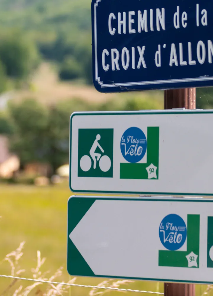 La signalisation sur la flow vélo