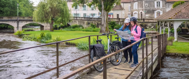 La Flow Velo - St Pardoux la Rivière - pont