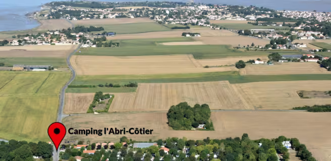Vue Aérienne du camping