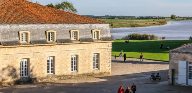La Corderie Royale de Rochefort, vue sur la Charente