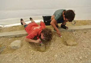 Fouilles à Angeac Charente