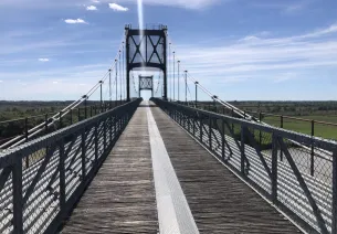 Le pont suspendu de Tonnay Charente